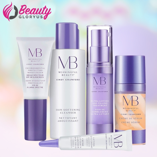 Meaningful Beauty, Anti-aging, Daily skincare system, Crème de Serum, Fine lines, All skin types, Skin Softening Cleanser, DayMoisturizer with SPF, Night Moisturizer,;